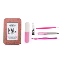 En Route Corner Store Pink Nail Care System 5 pc