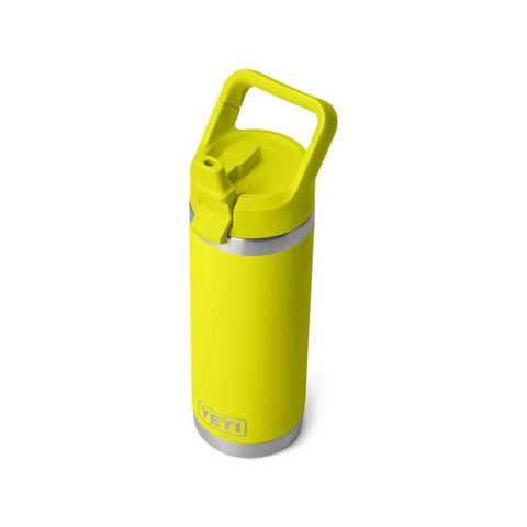 弁当箱・水筒 YETI Rambler 18 oz Bottle firefly Yellow YETI Rambler 18 oz Firefly Yellow BPA Free Bottle with Straw Cap