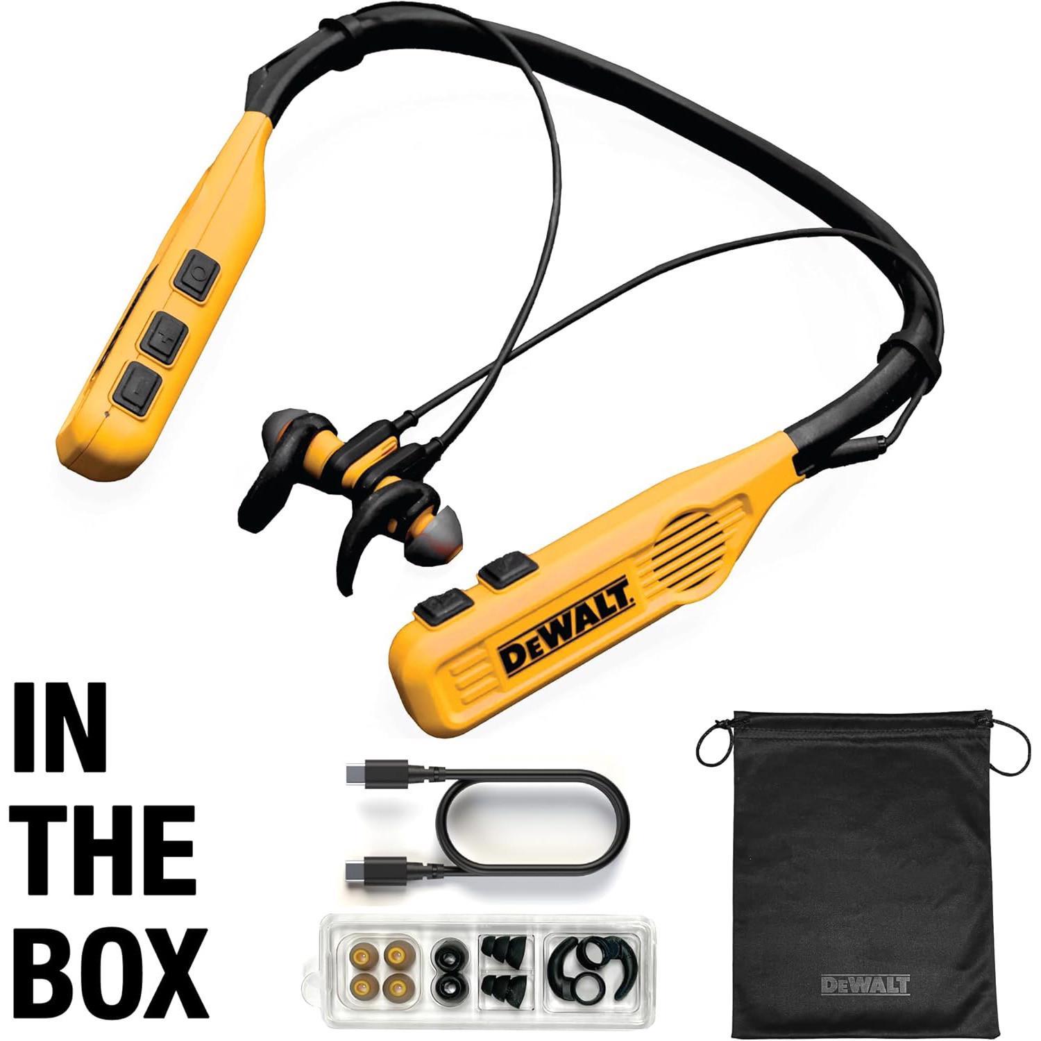 DEWALT 190 2093 DW2 Wireless Headphones - Thumbnail 5