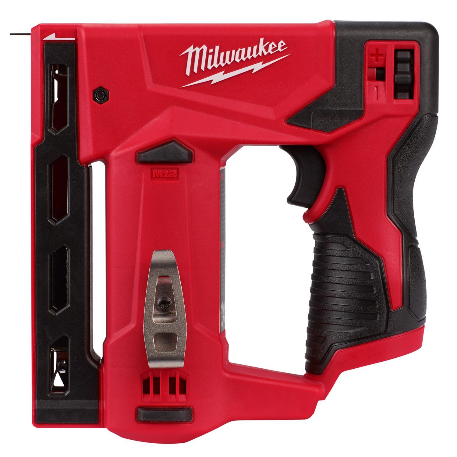 Photos - Staple Gun / Nailer Milwaukee M12 3/8 in. D-Handle Crown Stapler 2447-20 