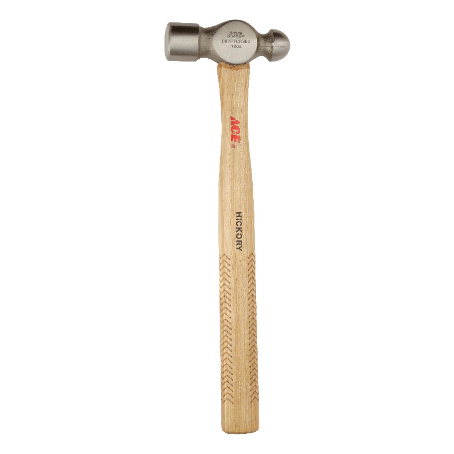 Neilsen 40oz Round Ball Pein Hammer Hickory Handle Engineers Machinists