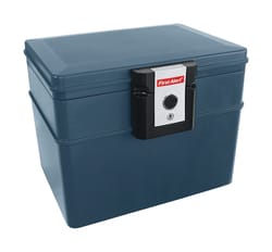 First Alert 0.62 cu. ft. Key Lock Gray File Chest