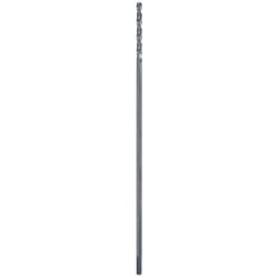 Milwaukee 1/4 in. X 12 in. L Black Oxide Aircraft Length Drill Bit 3-Flat Shank 1 pc