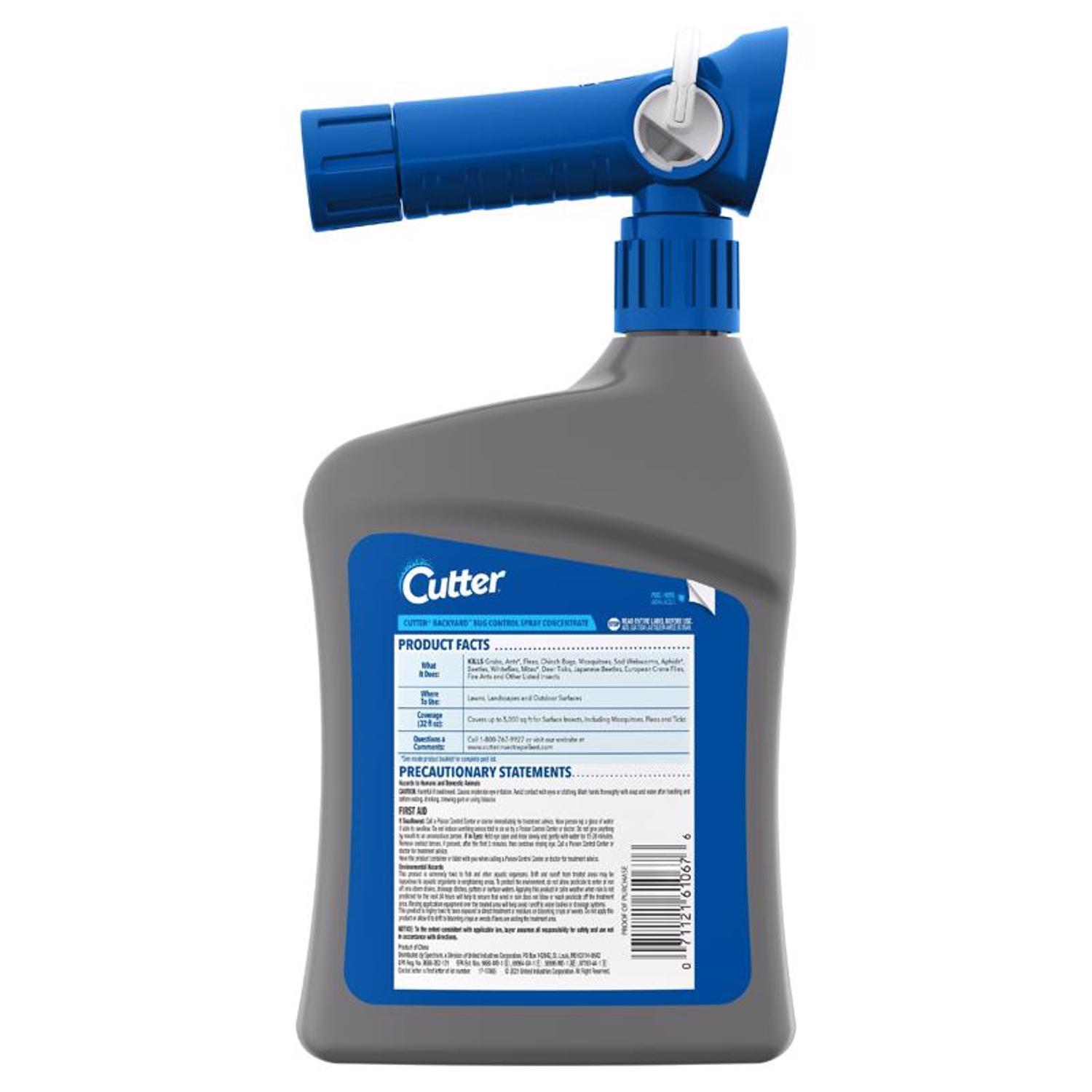 Cutter Backyard Bug Control Insect Killer Liquid Concentrate - Thumbnail 4