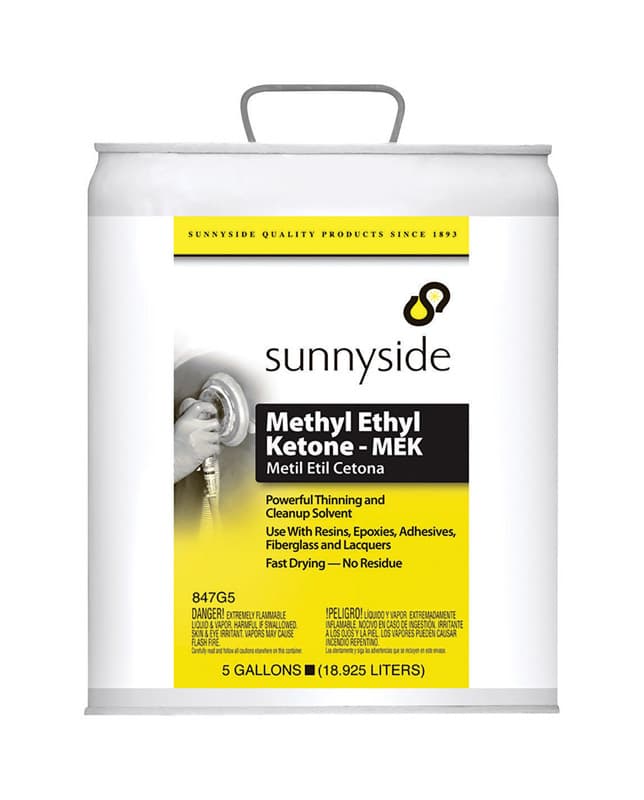 Sunnyside Methyl Ethyl Ketone Solvent and Thinner 5 gal Mfr# 847G5