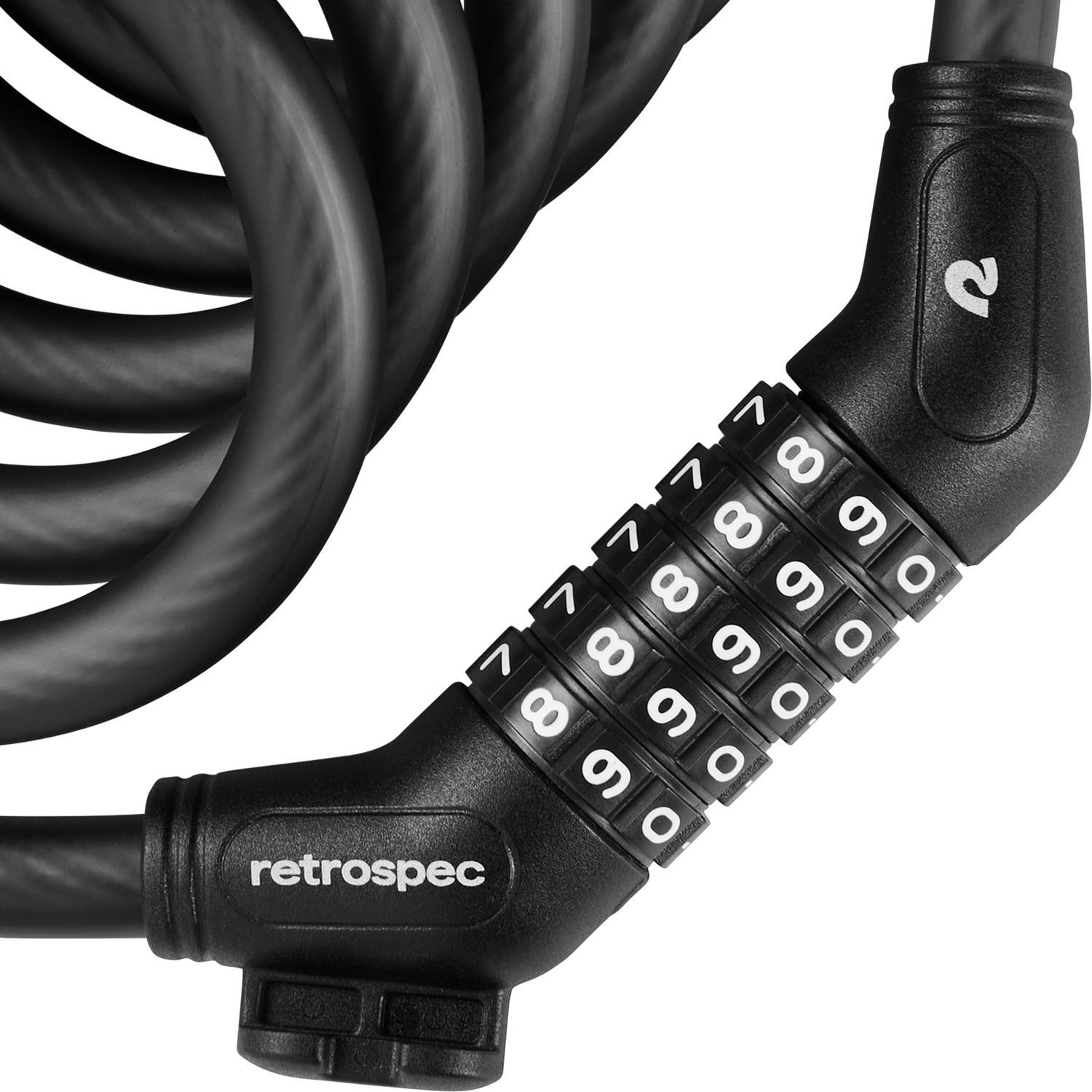 Retrospec Steel Cable Bike Locks Matte Black Mfr# 5606 - Ace Hardware