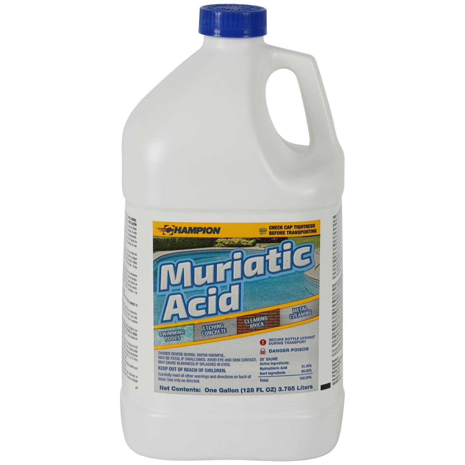 Champion Muriatic Acid Liq 1 Gal - Thumbnail 5
