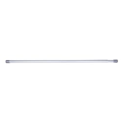 Kenney Silver Traditional/Transitional Tension Rod 28 in. L X 48 in. L