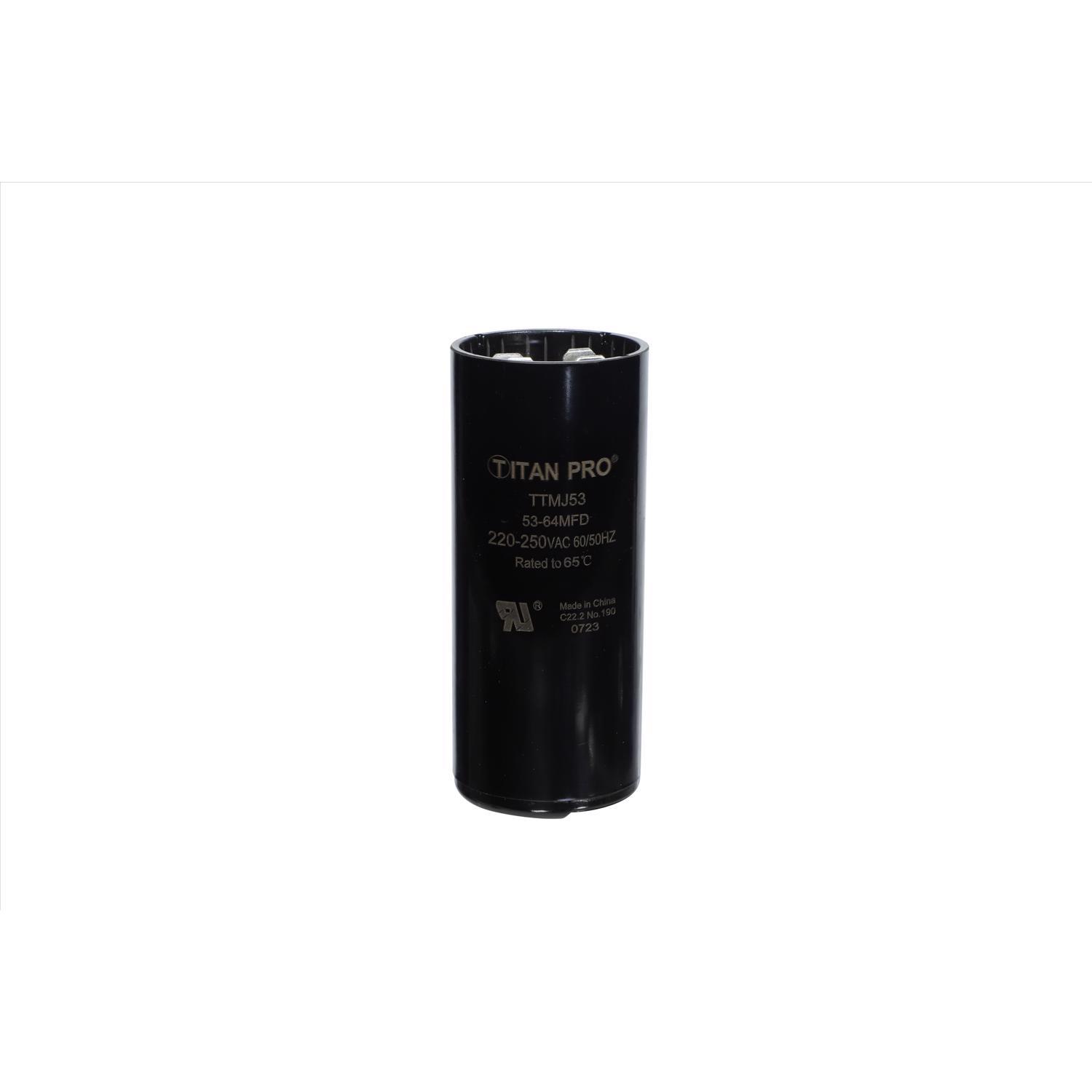 Titan Pro 53-64 MFD 250 V Round Start Capacitor Mfr# TTMJ53 - Ace