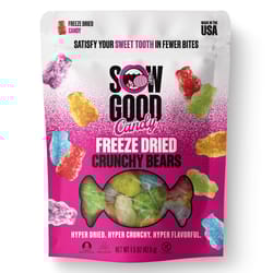 Sow Good Freeze Dried  Crunchy Bears Candy Bites 1.5 oz