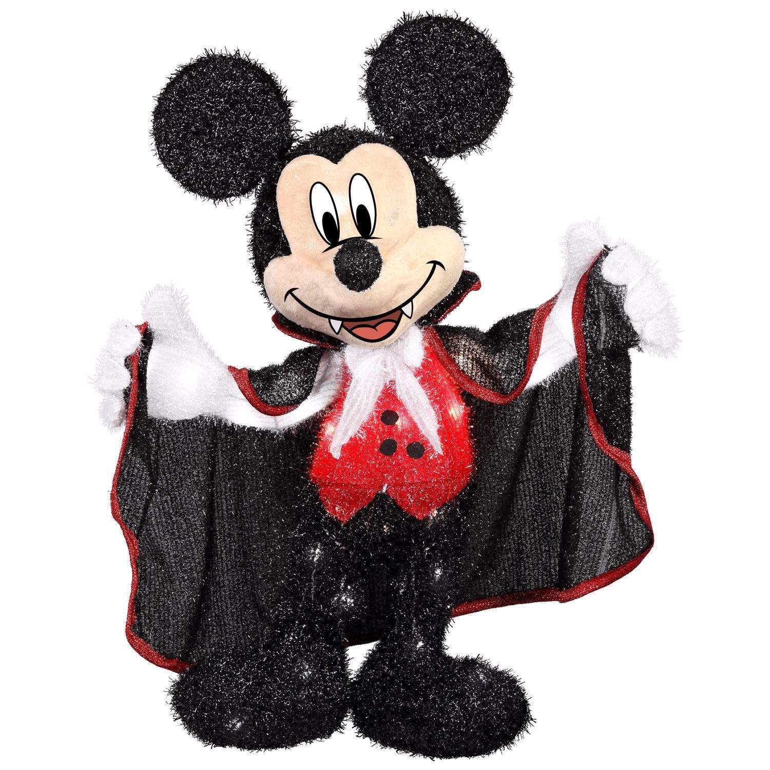 Disney 30 ct 28 inch LED Sculpture Mickey Vampire Yard Decor
