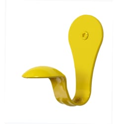 FENIX SmartHook 3.5 in. L Powder Coated Yellow Steel Contemporary Hook 15 lb. cap. 1 pk