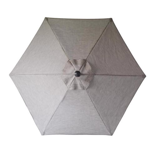living accents offset 9 ft tiltable taupe patio umbrella Cantilever Enhance your outdoor living space with the Living Accents 10 ft ACEGOSES 9-ft Steel Tan Push-button