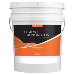 Clark+Kensington Semi-Gloss Designer White Premium Paint Interior 5 gal