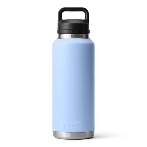 YETI Rambler 46 oz Big Sky Blue BPA Free Bottle with Chug Cap Mfr