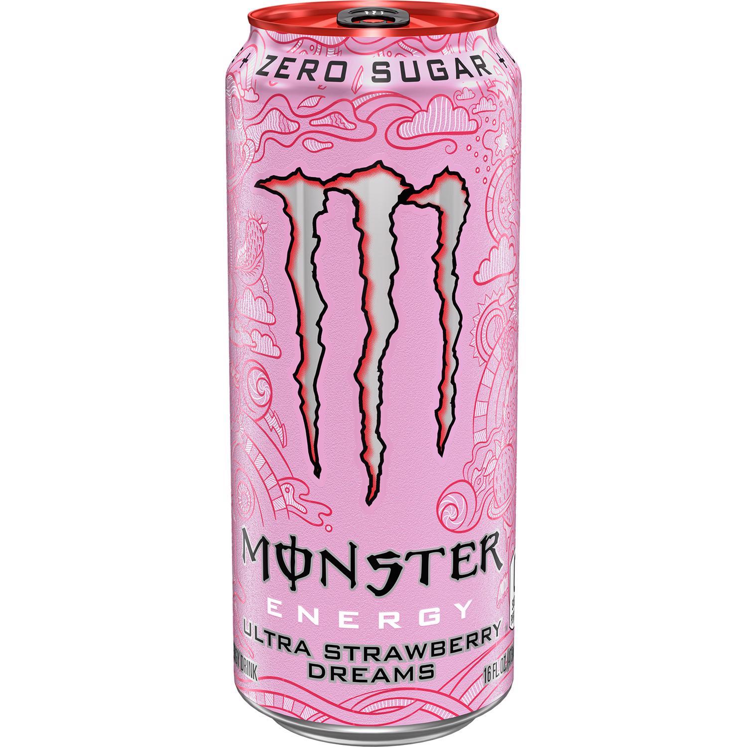 Monster Energy Zero Sugar Sugar Free Ultra Strawberry Dreams