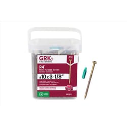 GRK Fasteners R4 No. 10 X 3-1/8 in. L Star Climatek W-Cut Multi-Purpose Screws 350 pk