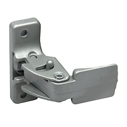 Barton Kramer Brush Nickel Silver Aluminum Door Latch 1 pk
