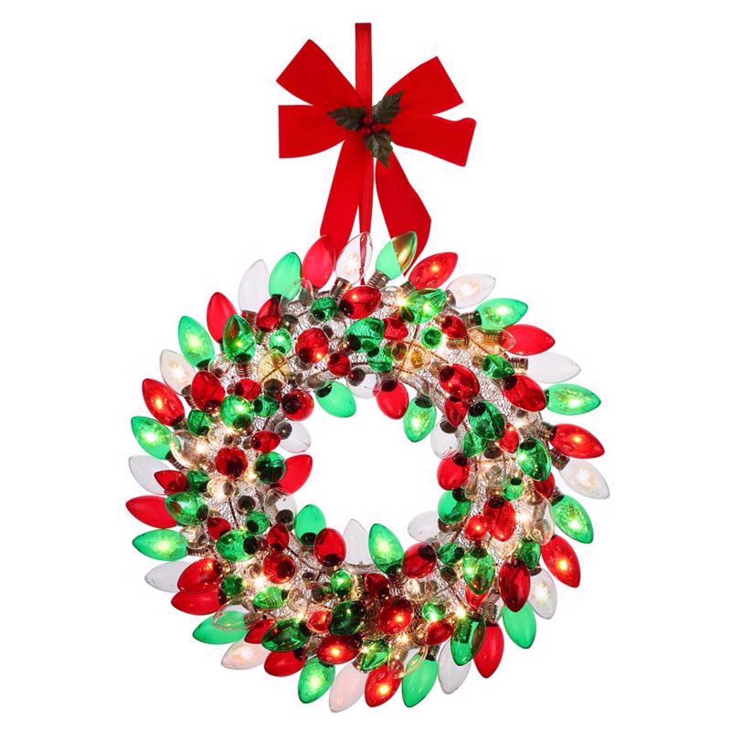 Mr. Christmas Bulb Wreath