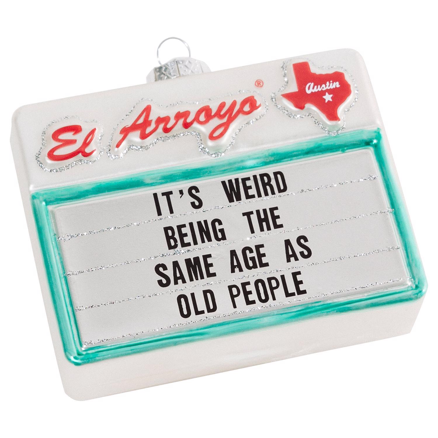 El Arroyo Ornament Old People