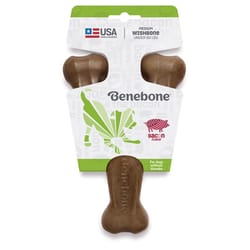 Benebone For Dog Brown Nylon Wishbone Chew Dog Toy 1 pk
