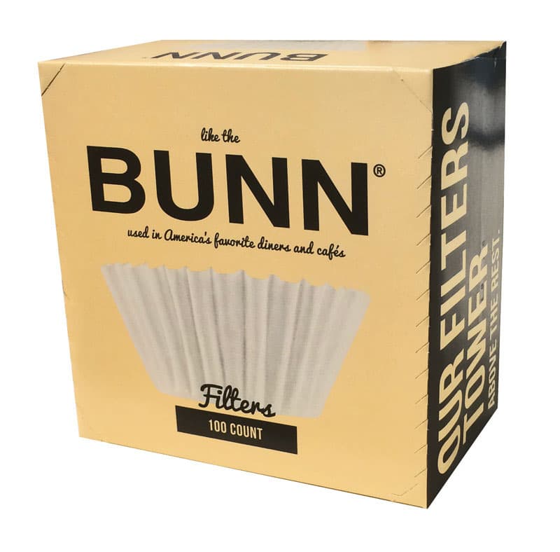 Bunn Coffee Maker Coffee filter, White, 10 cup - 100 count