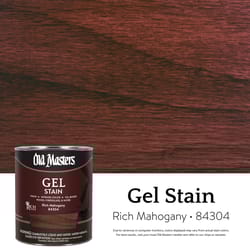 Old Masters Semi-Transparent Rich Mahogany Oil-Based Alkyd Gel Stain 1 qt