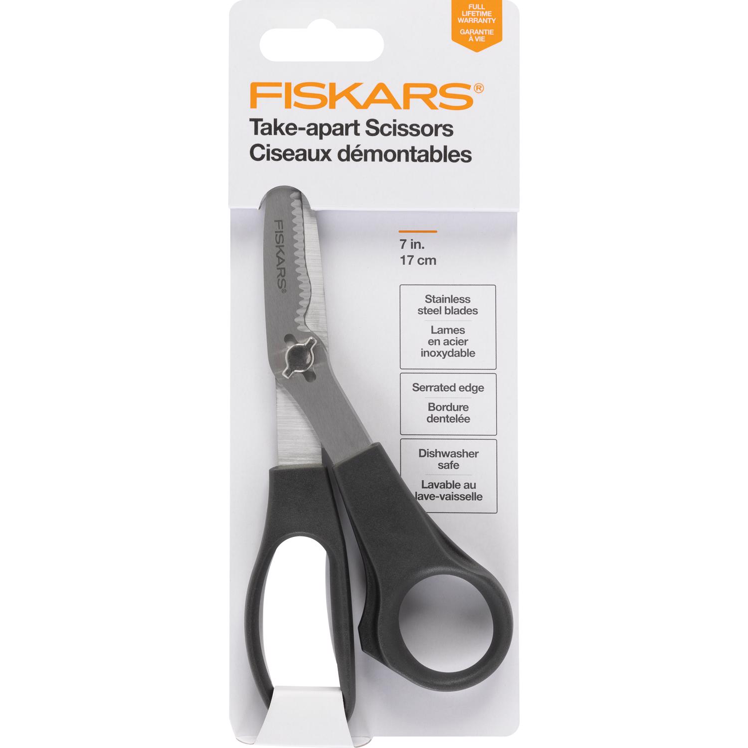 Fiskars 4 in. L Stainless Steel Kitchen Scissors 1 pc Mfr# 1067271