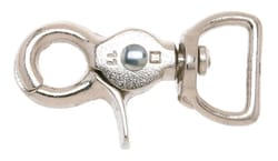 Campbell 5/8 in. D X 2-1/2 in. L Nickel-Plated Iron Trigger Snap 70 lb