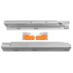 Laurey 21 in. L Metal Full Extension Drawer Slide 2 pk