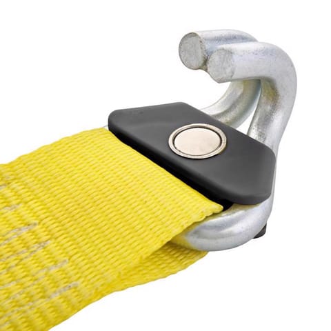 Keeper 2 in. W X 27 ft. L Yellow Ratchet Tie Down Strap 3333 lb 1