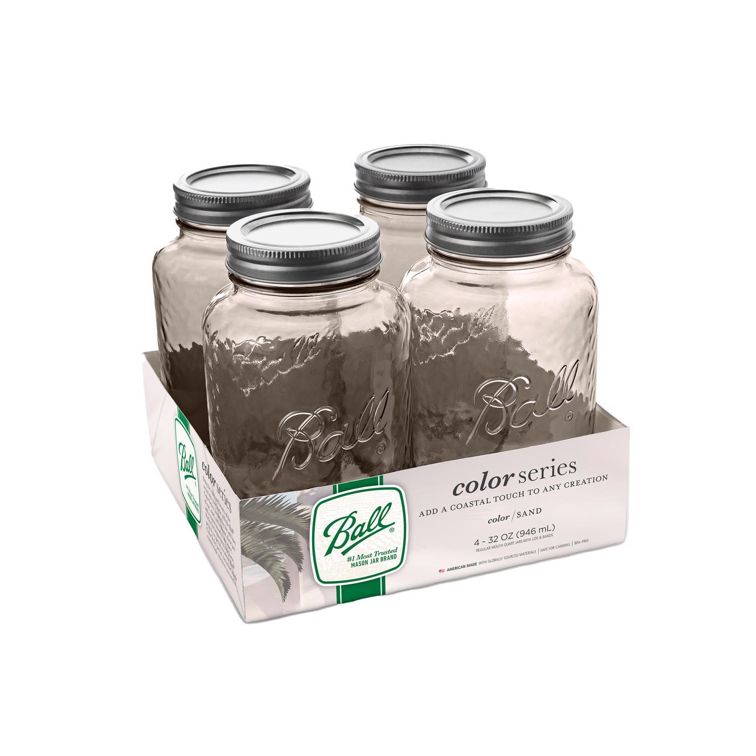 Ball Regular Mouth Mason Jar 32 oz 12 pk Mfr# 2223166 - Ace Hardware