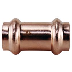 Pressfast 1/2 in. Press each Press each Copper Coupling without Stop 1 pk
