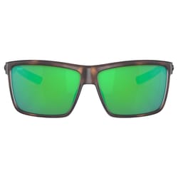 Costa Rinconcito Sunglasses Brown Tortoise Frame Green Lens Polarized Blue Light Blocking