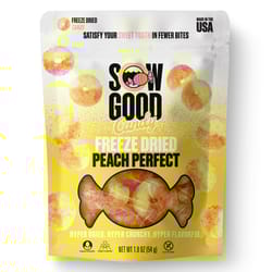 Sow Good Freeze Dried Peach Perfect Candy Bites 1.9 oz