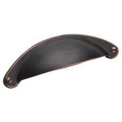 Amerock Traditional Cup Cabinet Cup Pull 2-1/2 in. Oil Rubbed Bronze Brown 1 pk