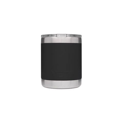 YETI Rambler 10 oz Black BPA Free Lowball Tumbler with MagSlider