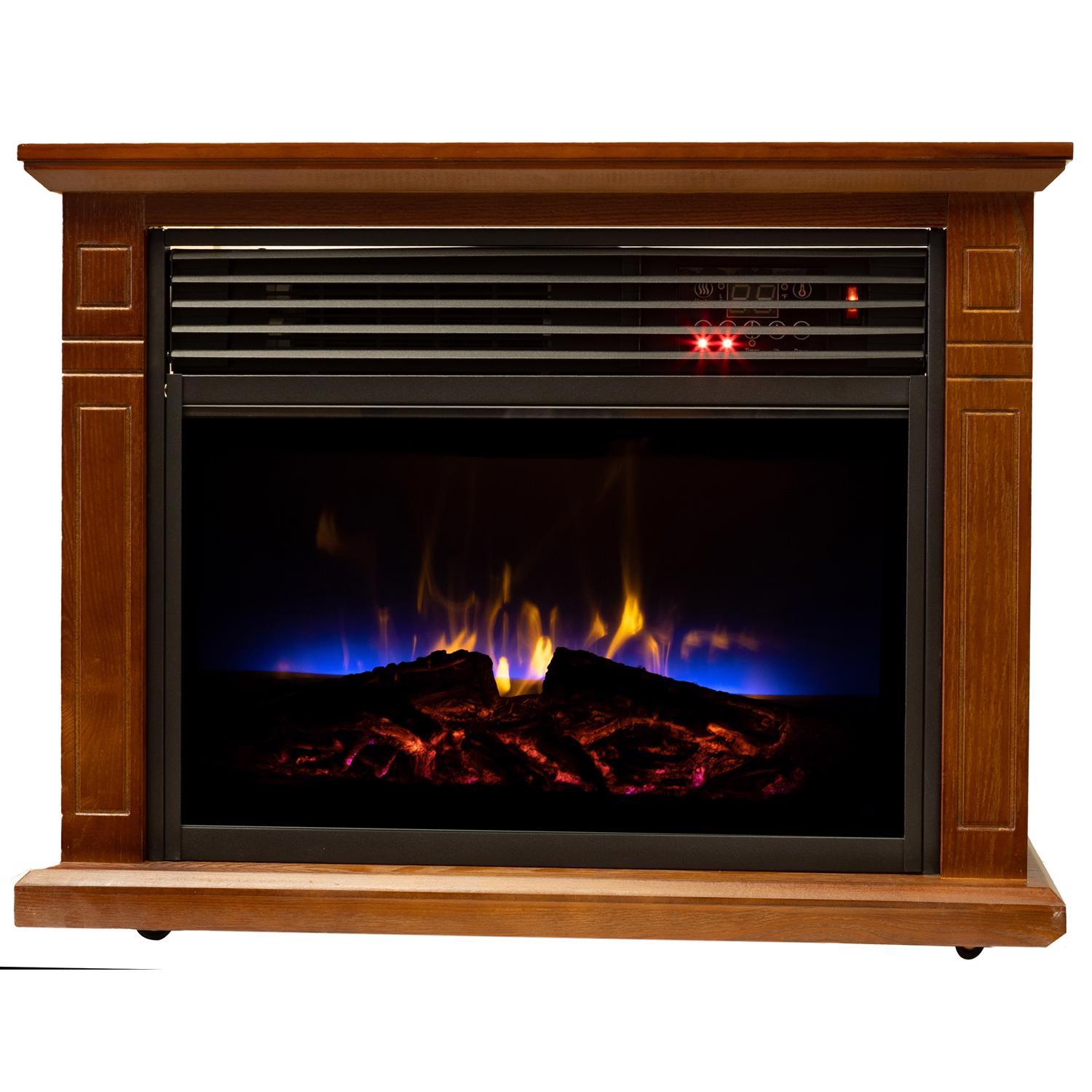 Comfort Glow 750 sq ft Electric Infrared Fireplace Heater w/Remote