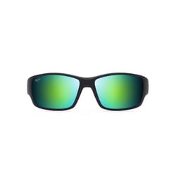 Maui Jim Local Kine Men's Black/Tran Green/Lt Trans Grey Frame Maui Green Lens Polarized Sunglasses
