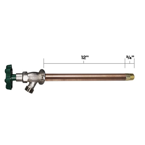 pierredepierres Prier C-134 Series 1/2 in. MPT X 1/2 in. Sweat Brass Freezeless