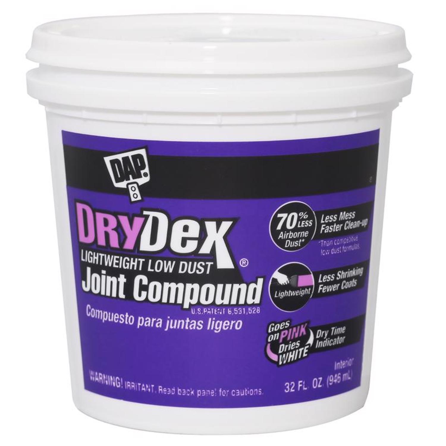 DAP DryDex Pink All Purpose Dust Control Joint Compound 32 oz Mfr