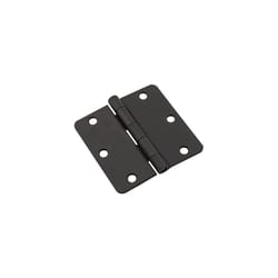 National Hardware 3-1/2 inch L Black Door Hinge 1