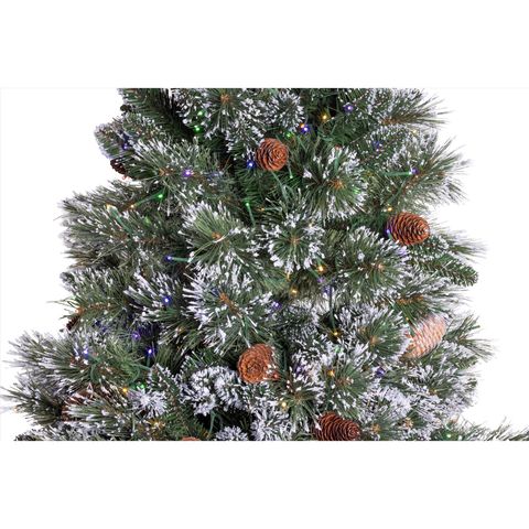 Holiday Bright Lights 9 ft. Full LED 2700 ct Tripoli Pine Sparkle