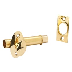 Ives Polished Brass Mortise Bolt