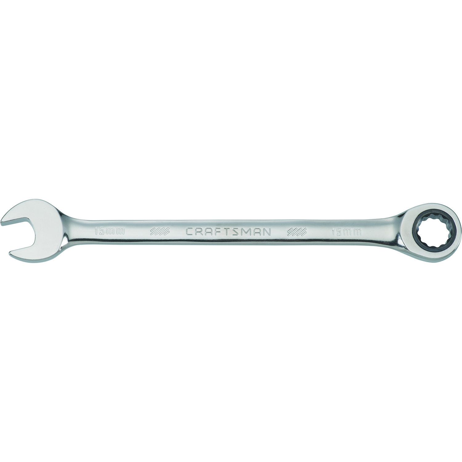 Craftsman 15 mm 12 Point Metric Ratcheting Wrench 7.5 in. L 1 pc