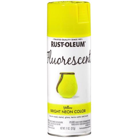 Rust-Oleum Specialty Fluorescent Yellow Spray Paint 11 oz Mfr