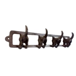 Koppers Hardware Bronze Brown Cast Iron Medium Dog Coat Hook 10 lb. cap. 1 pk