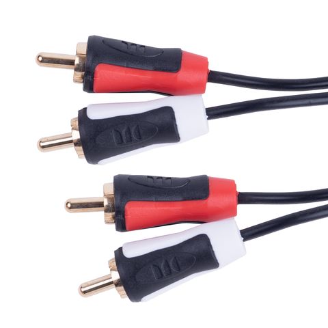 Monster Just Hook It Up 12 ft. L Dual R/L RCA Stereo Cable RCA Mfr