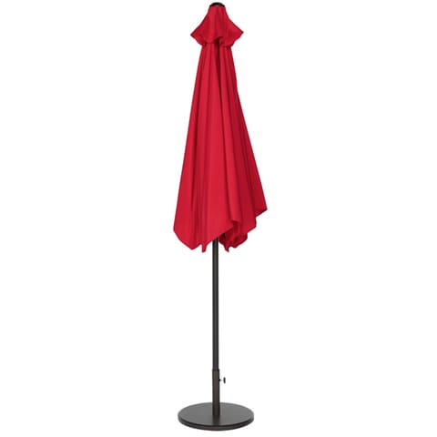 9 red patio umbrella ft Windproof – 30° Push Button Tilt with Durable Polyester Outdoor patio umbrella is made of UPF50+ polyester fabric Galtech 9 Ft. Octagonal Hardwood