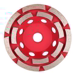 Milwaukee Diamond Max 4 in. D X 5/8-11 in. Double Row Diamond Cup Wheel 1 pk